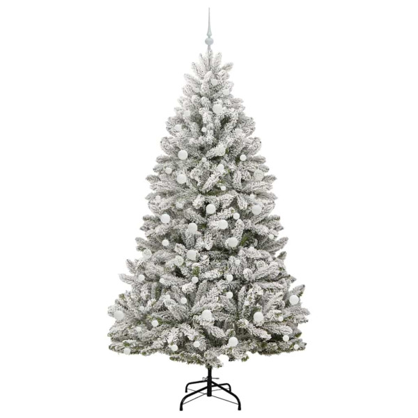 Árbol de Navidad artificial Verde y 210 cm PVC y Metal M 4