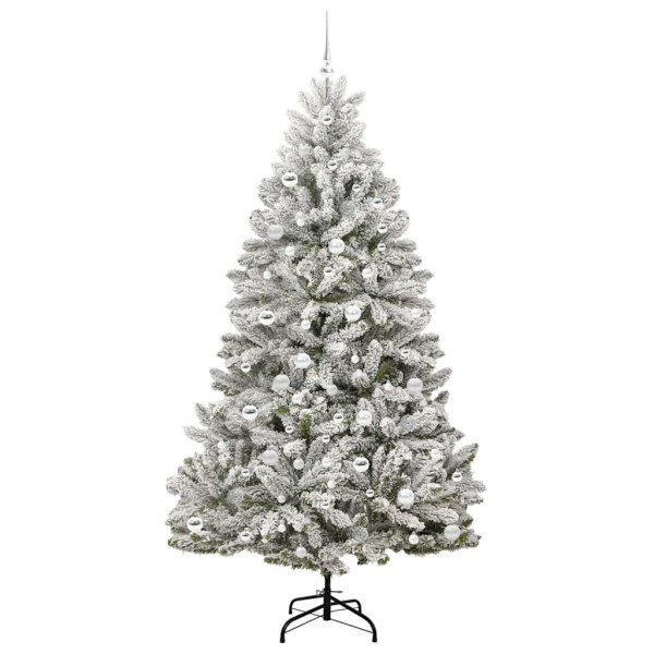 Árbol de Navidad artificial Verde y 210 cm PVC y Metal M 4
