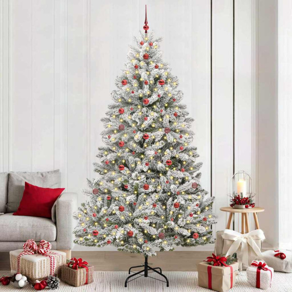 Árbol de Navidad artificial Verde y 240 cm PVC y Metal D