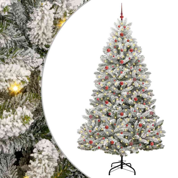 Árbol de Navidad artificial Verde y 240 cm PVC y Metal M 2