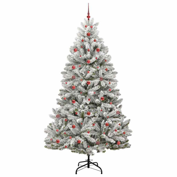 Árbol de Navidad artificial Verde y 240 cm PVC y Metal M 4