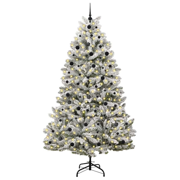 Árbol de Navidad artificial Verde y 240 cm PVC y Metal M 3