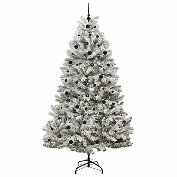 Árbol de Navidad artificial Verde y 240 cm PVC y Metal M 4