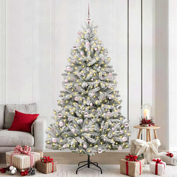 Árbol de Navidad artificial Verde y 240 cm PVC y Metal D