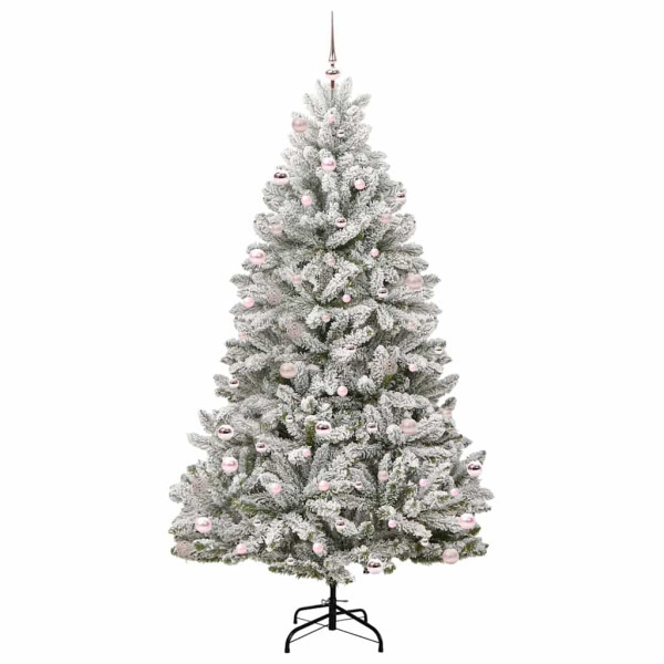 Árbol de Navidad artificial Verde y 240 cm PVC y Metal M 4