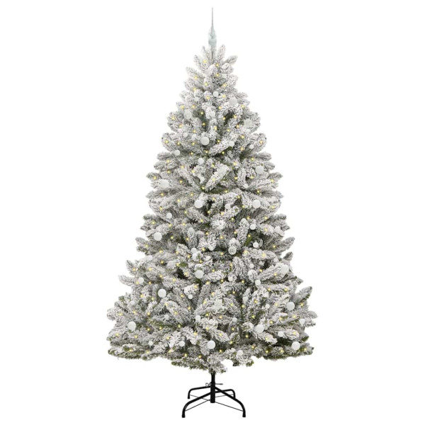 Árbol de Navidad artificial Verde y 240 cm PVC y Metal D