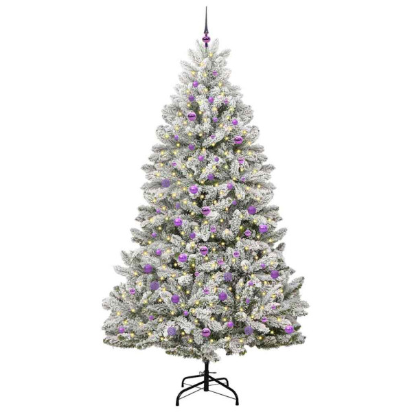 Árbol de Navidad artificial Verde y 240 cm PVC y Metal M 3