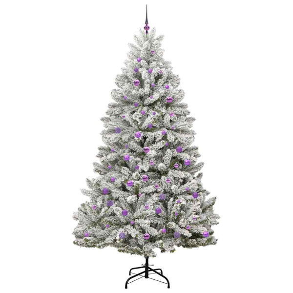 Árbol de Navidad artificial Verde y 240 cm PVC y Metal M 4