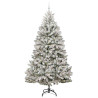 Árbol de Navidad artificial Verde y 300 cm PVC y Metal 3