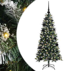 Árbol de Navidad artificial con 150 LED Verde 50 x 50 x 120 cm H