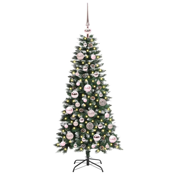 Árbol de Navidad artificial con 150 LED Verde 50 x 50 x 120 cm M 3