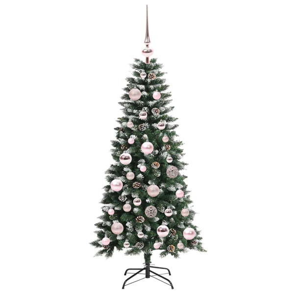 Árbol de Navidad artificial con 150 LED Verde 50 x 50 x 120 cm M 4