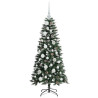 Árbol de Navidad artificial con 150 LED Verde 50 x 50 x 120 cm 4