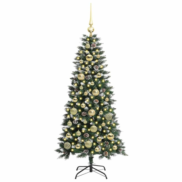 Árbol de Navidad artificial con 150 LED Verde 50 x 50 x 120 cm M 3