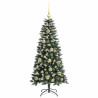 Árbol de Navidad artificial con 150 LED Verde 50 x 50 x 120 cm 4