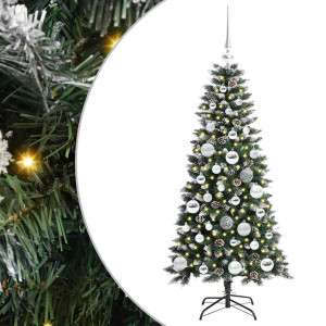 Árbol de Navidad artificial con 150 LED Verde 50 x 50 x 120 cm H