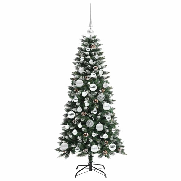 Árbol de Navidad artificial con 150 LED Verde 50 x 50 x 120 cm M 4