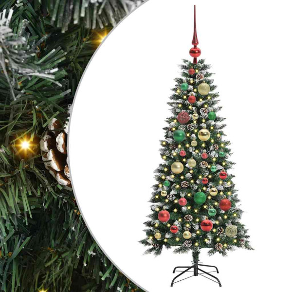 Árbol de Navidad artificial con 150 LED Verde 50 x 50 x 120 cm M 2