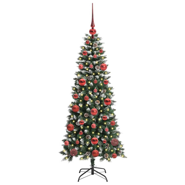 Árbol de Navidad artificial con 150 LED Verde 66 x 66 x 150 cm M 3