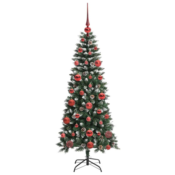Árbol de Navidad artificial con 150 LED Verde 66 x 66 x 150 cm M 4