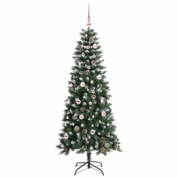 Árbol de Navidad artificial con 150 LED Verde 66 x 66 x 150 cm M 3