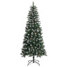 Árbol de Navidad artificial con 150 LED Verde 66 x 66 x 150 cm 5