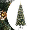 Árbol de Navidad artificial con 150 LED Verde 66 x 66 x 150 cm 2