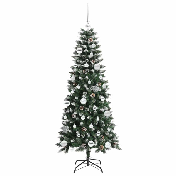 Árbol de Navidad artificial con 150 LED Verde 66 x 66 x 150 cm M 4