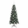 Árbol de Navidad artificial con 150 LED Verde 66 x 66 x 150 cm 4