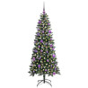 Árbol de Navidad artificial con 150 LED Verde 66 x 66 x 150 cm 3