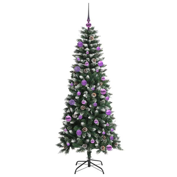 Árbol de Navidad artificial con 150 LED Verde 66 x 66 x 150 cm M 4