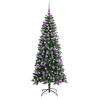 Árbol de Navidad artificial con 150 LED Verde 66 x 66 x 150 cm 4