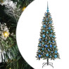 Árbol de Navidad artificial con 150 LED Verde 66 x 66 x 150 cm 2