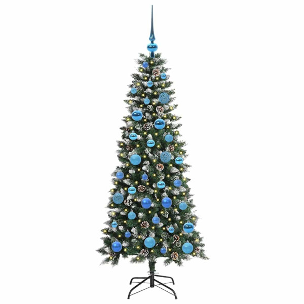 Árbol de Navidad artificial con 150 LED Verde 66 x 66 x 150 cm M 3