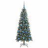 Árbol de Navidad artificial con 150 LED Verde 66 x 66 x 150 cm 3