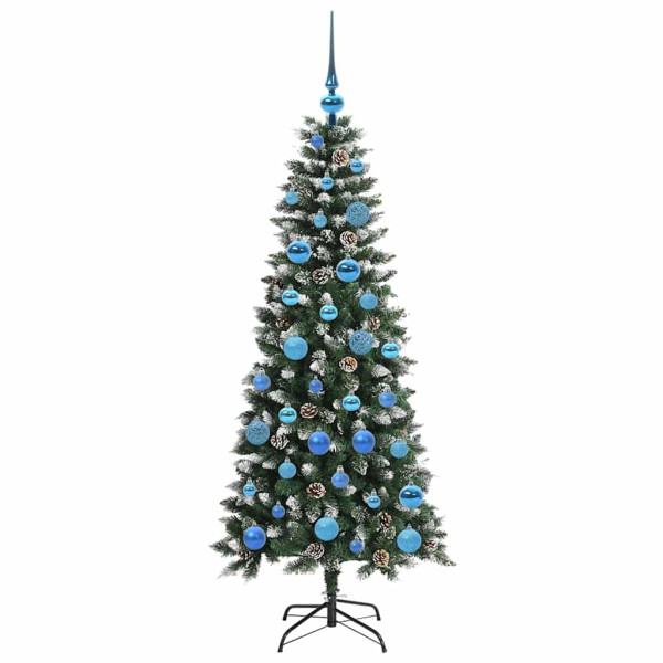 Árbol de Navidad artificial con 150 LED Verde 66 x 66 x 150 cm M 4