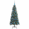 Árbol de Navidad artificial con 150 LED Verde 66 x 66 x 150 cm 4