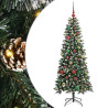 Árbol de Navidad artificial con 150 LED Verde 66 x 66 x 150 cm 2
