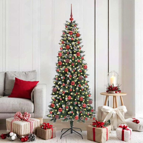 Árbol de Navidad artificial con 300 LED Verde 76 x 76 x 150 cm D