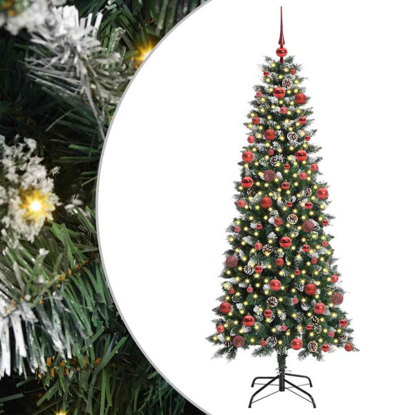 Árbol de Navidad artificial con 300 LED Verde 76 x 76 x 150 cm M 2