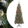 Árbol de Navidad artificial con 300 LED Verde 76 x 76 x 150 cm 2