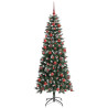 Árbol de Navidad artificial con 300 LED Verde 76 x 76 x 150 cm 4