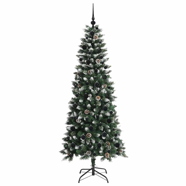Árbol de Navidad artificial con 300 LED Verde 76 x 76 x 150 cm M 4