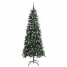 Árbol de Navidad artificial con 300 LED Verde 76 x 76 x 150 cm 4