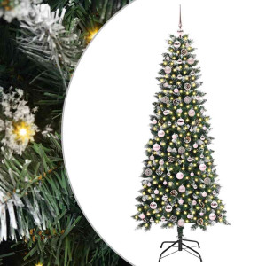 Árbol de Navidad artificial con 300 LED Verde 76 x 76 x 150 cm H