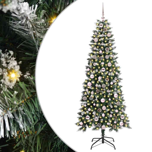 Árbol de Navidad artificial con 300 LED Verde 76 x 76 x 150 cm M 2