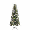 Árbol de Navidad artificial con 300 LED Verde 76 x 76 x 150 cm 3