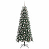 Árbol de Navidad artificial con 300 LED Verde 76 x 76 x 150 cm 4