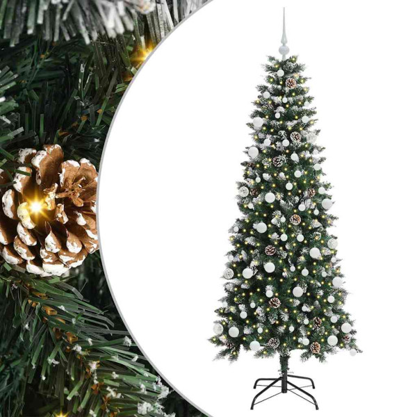 Árbol de Navidad artificial con 300 LED Verde 76 x 76 x 150 cm M 2