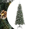 Árbol de Navidad artificial con 300 LED Verde 76 x 76 x 150 cm 2